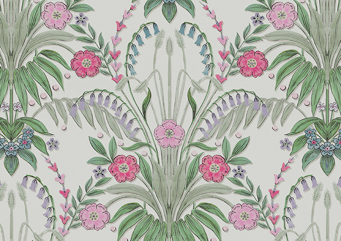 Cotswold Faux Silk, Candyfloss - Roman Blind - Image 7